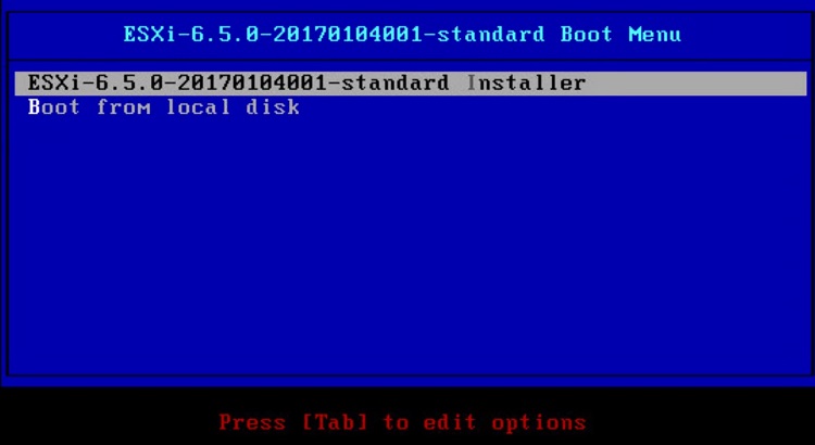 Cài đặt và cấu hình ESXi 6.5 Host