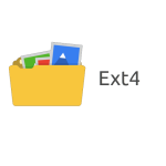 Format partition with the ext4 file system