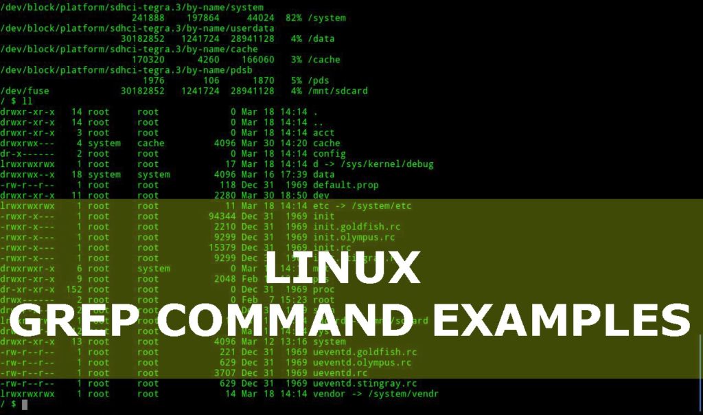 grep find any file command linux
