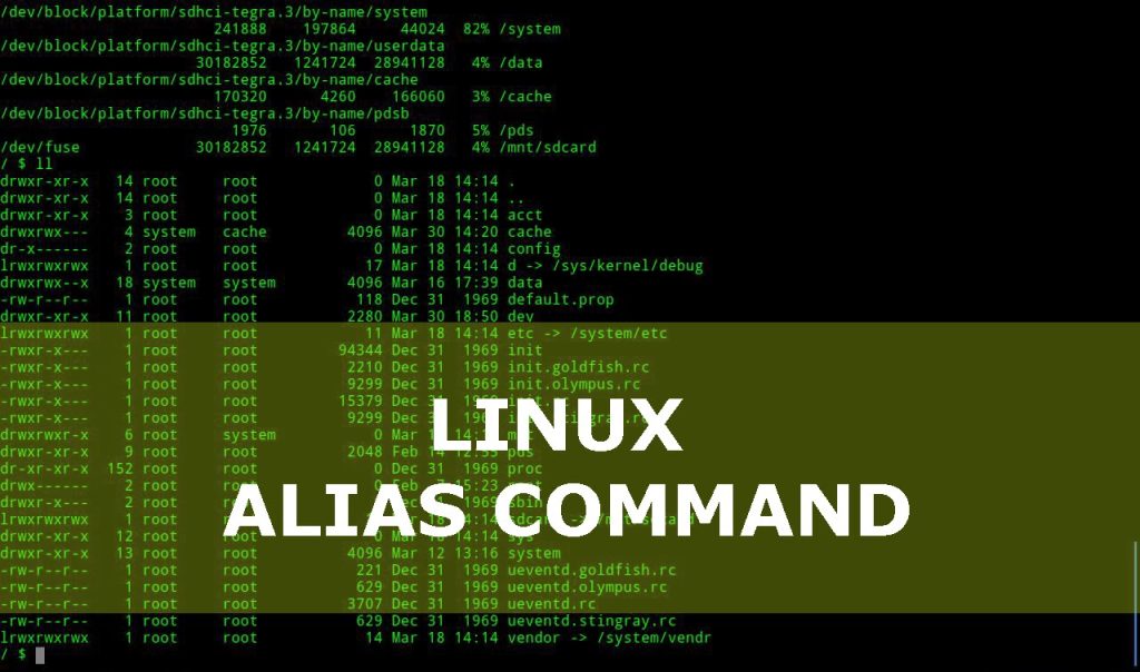 Tạo và sử dụng Alias Command trong Linux