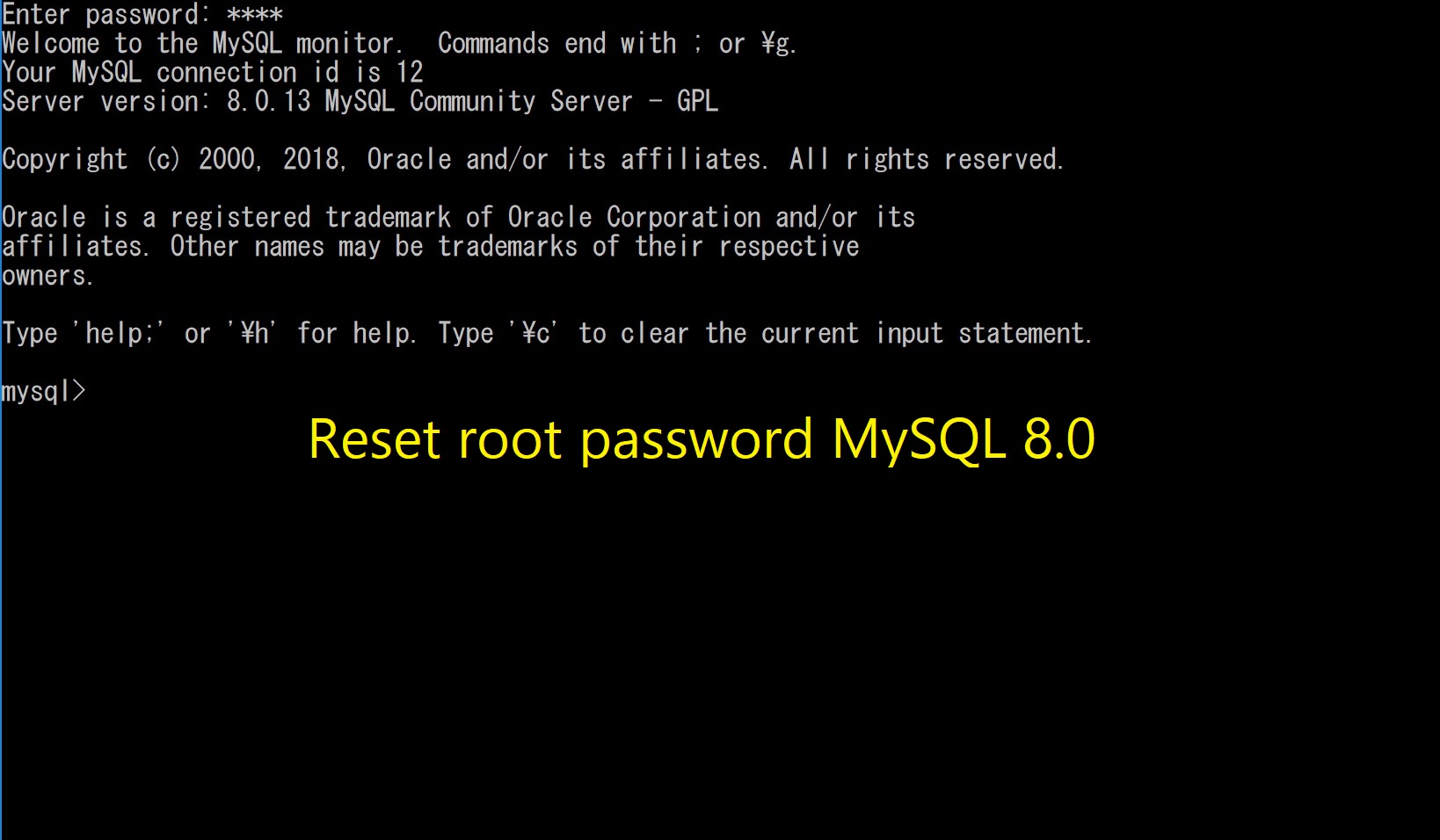 How To Reset Mysql Password In Linux